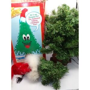 Gemmy 1996 24" Douglas Fir Talking Animated Christmas Tree Vintage - Tested